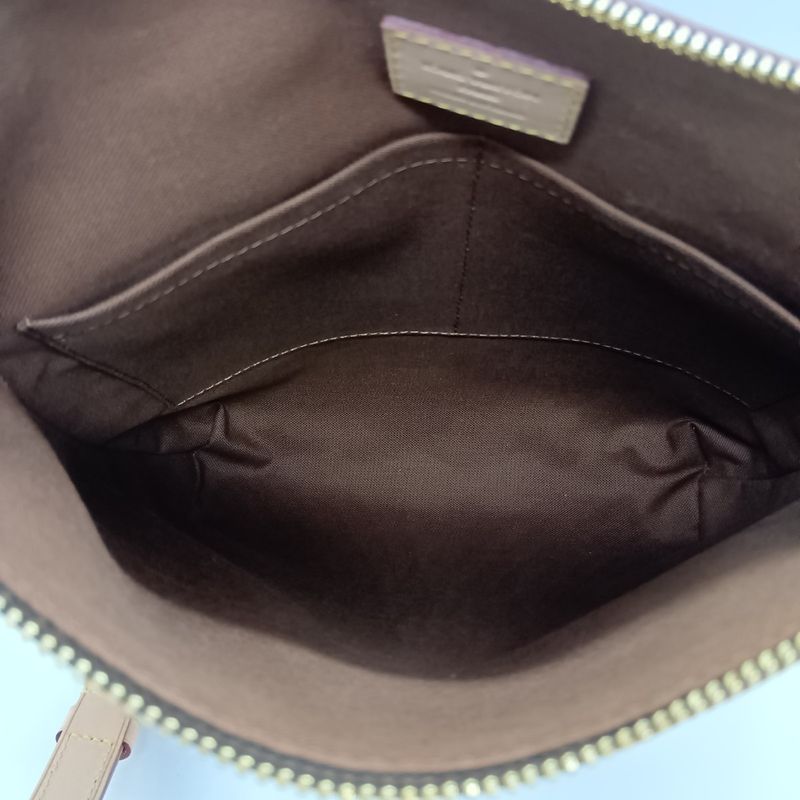 Louis Vuitton Monogram Odeon PM Shoulder Bag Brown