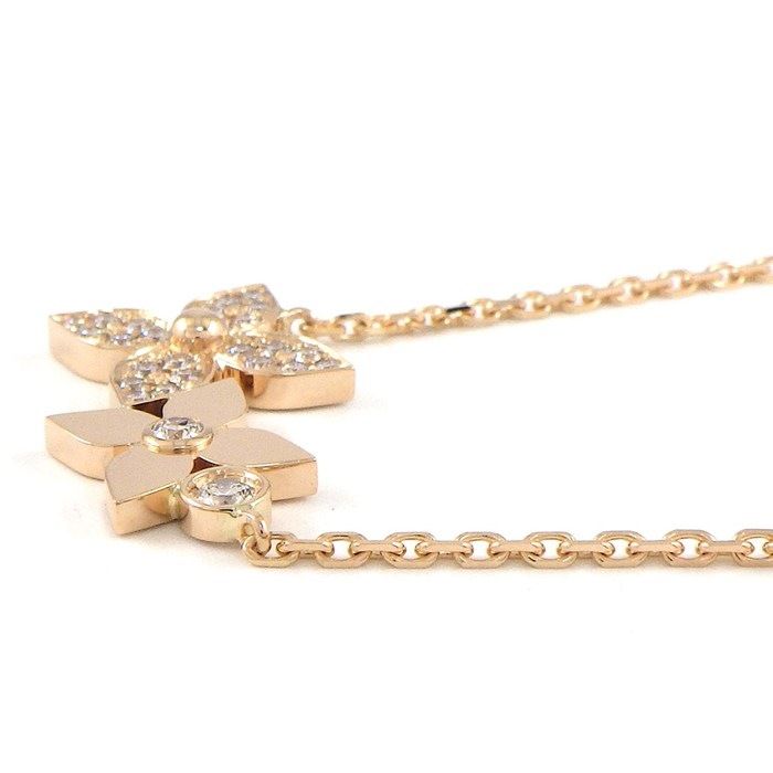 Louis Vuitton Necklace Pendant Star Blossom Double Motif Pave — view 3