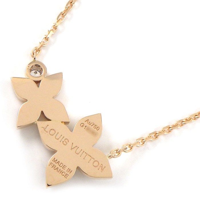 Louis Vuitton Necklace Pendant Star Blossom Double Motif Pave — view 2
