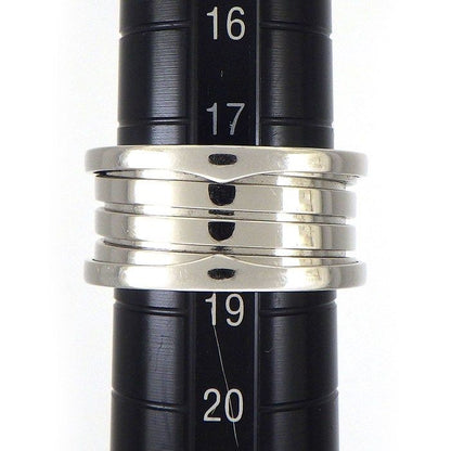 Bvlgari Ring B-zero One Band Logo 18K White Gold — view 9