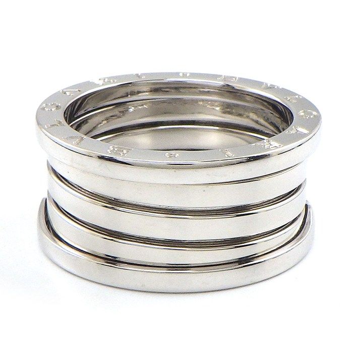 Bvlgari Ring B-zero One Band Logo 18K White Gold — view 2