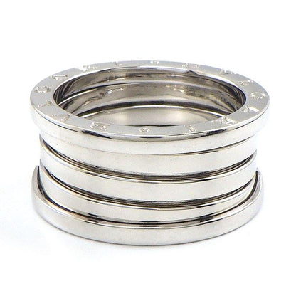 Bvlgari Ring B-zero One Band Logo 18K White Gold — view 2