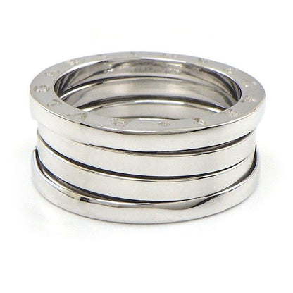 Bvlgari Ring B-zero One Band Logo 18K White Gold — view 2