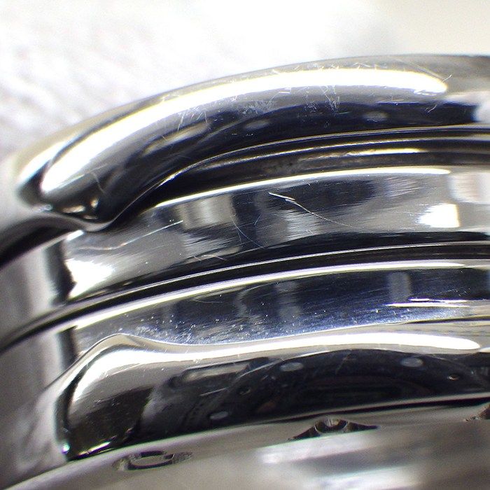 Bvlgari Ring B-zero One Band Logo 18K White Gold — view 7