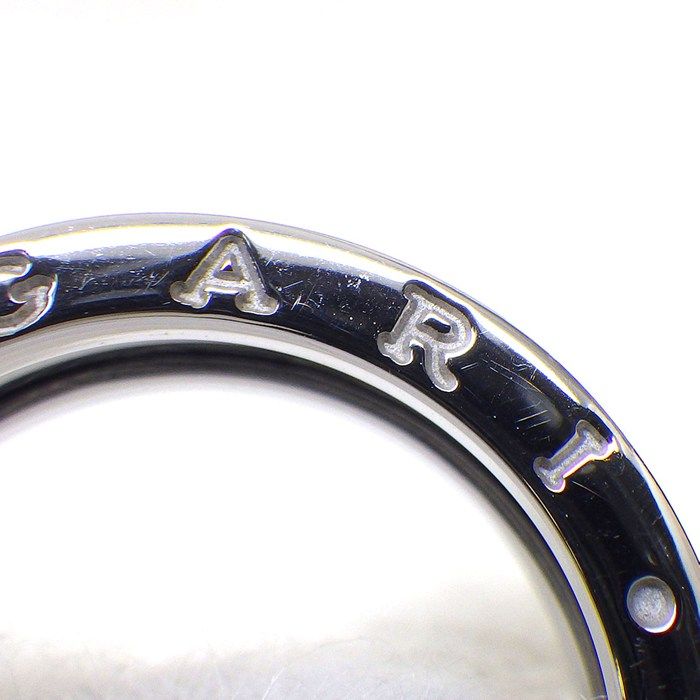 Bvlgari Ring B-zero One Band Logo 18K White Gold — view 6