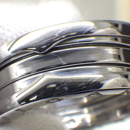 Bvlgari Ring B-zero One Band Logo 18K White Gold — view 8