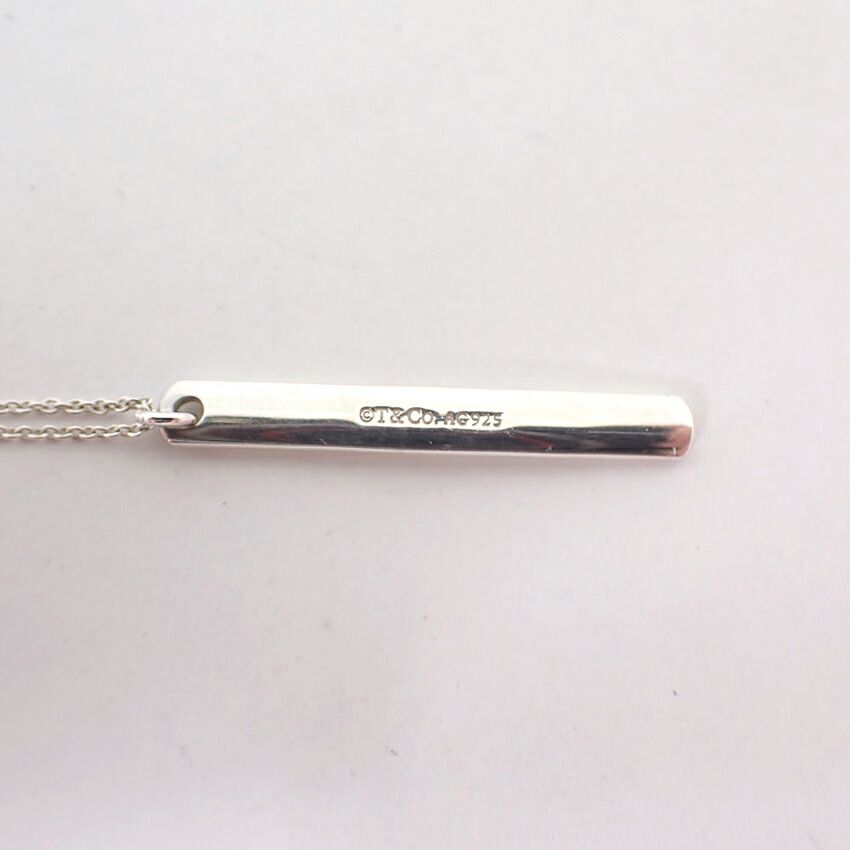Tiffany & Co Bar Pendant Necklace — view 4