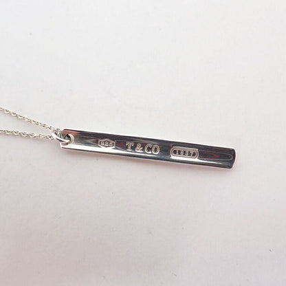 Tiffany & Co 1837 Bar Pendant Necklace — view 3