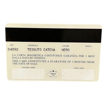 Prada Tessuto Nylon Chain Shoulder Bag