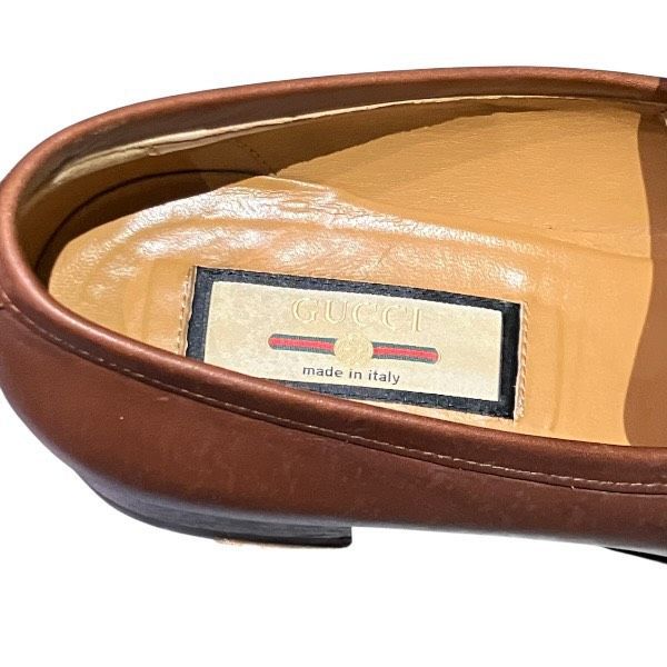 Gucci Sherry Loafer Leather Brown