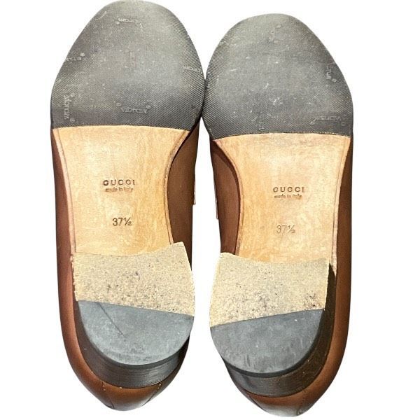 Gucci Sherry Loafer Leather Brown