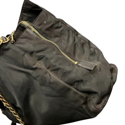 Prada Tessuto Nylon Chain Shoulder Bag