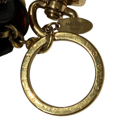 Louis Vuitton Monogram Porte Cles Flower Ring Key Maruki