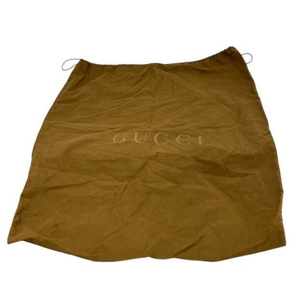 Gucci Bamboo Tote Leather Canvas Beige Brown