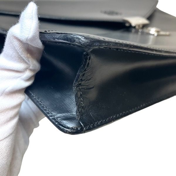 Loewe Anagram Envelope Leather Black