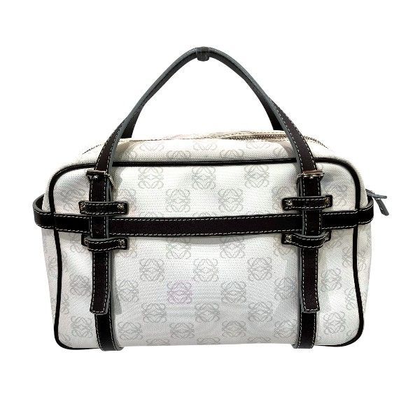 Loewe Repeat Anagram White Bag Handbag