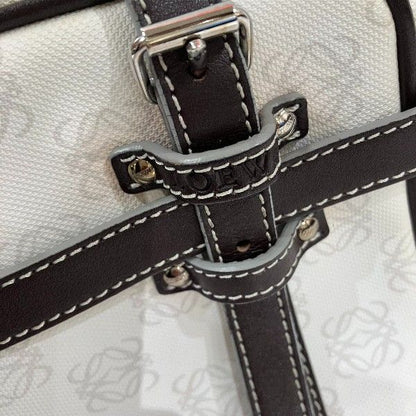 Loewe Repeat Anagram White Bag Handbag