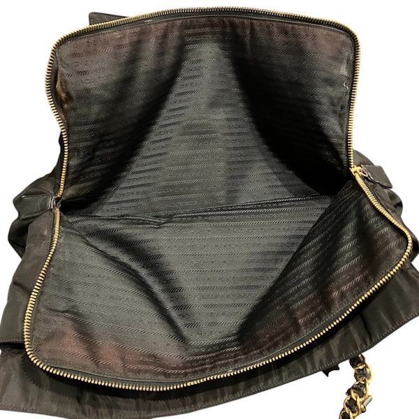 Prada Tessuto Nylon Chain Shoulder Bag