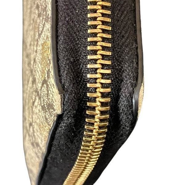 Gucci GG Supreme Bi Zip Around Wallet