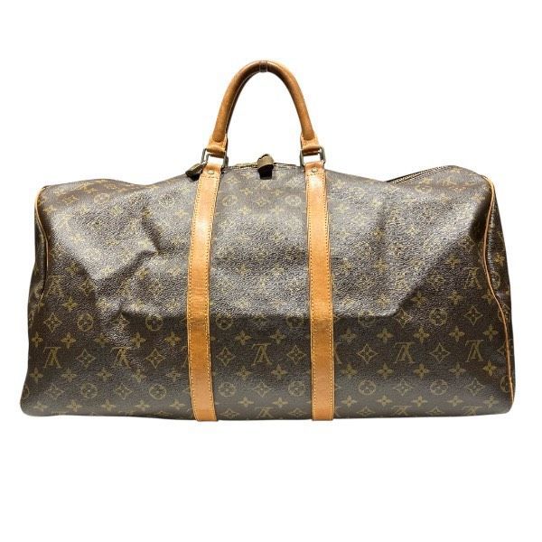 Louis Vuitton Monogram Keepall 55 Boston Bag