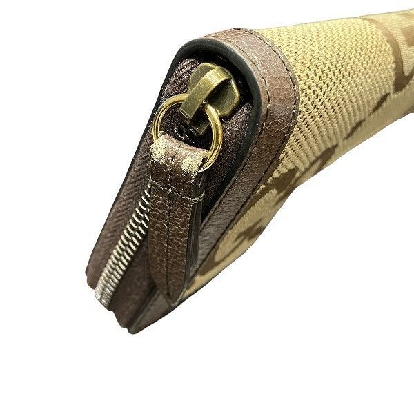 Gucci GG Campus Bamboo Zip Around Wallet