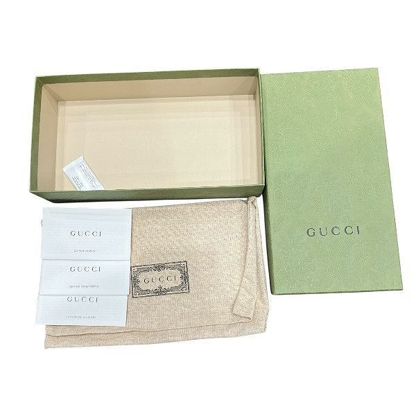 Gucci GG Campus Bamboo Zip Around Wallet