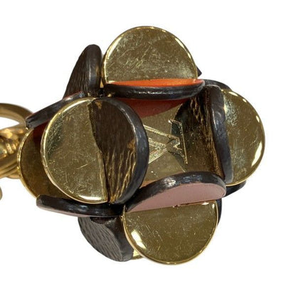 Louis Vuitton Monogram Porte Cles Flower Ring Key Maruki