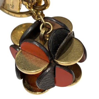 Louis Vuitton Monogram Porte Cles Flower Ring Key Maruki