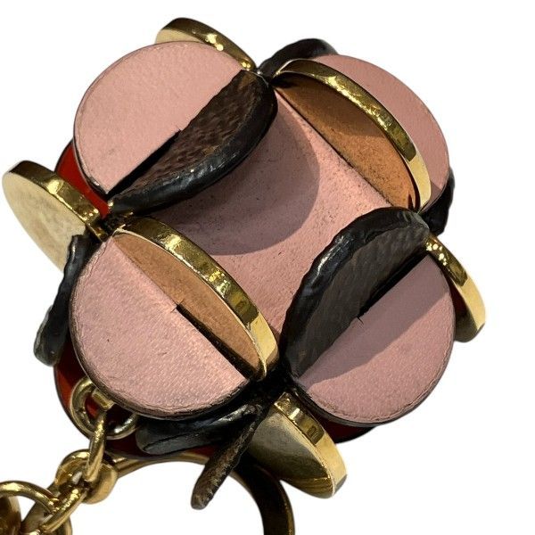 Louis Vuitton Monogram Porte Cles Flower Ring Key Maruki