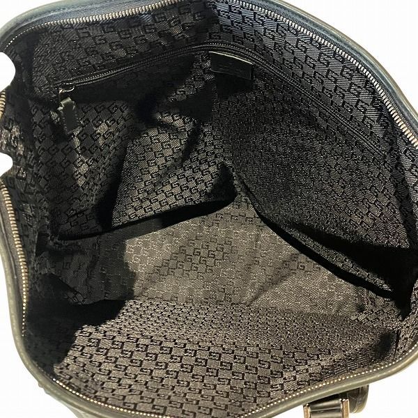 Gucci GG Supreme Nylon Leather Tote