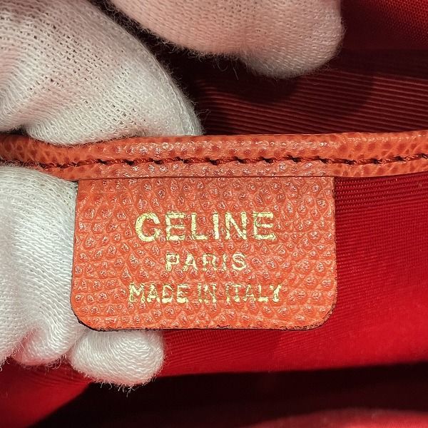 Celine Vintage Leather Backpack Salmon Pink