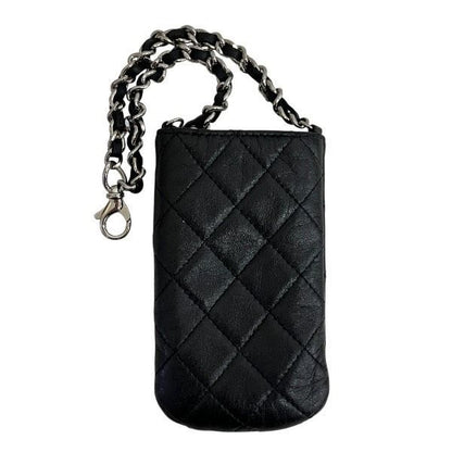 Chanel CC Logo Chain Phone Case Pouch