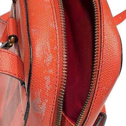 Celine Vintage Leather Backpack Salmon Pink