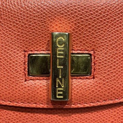 Celine Vintage Leather Backpack Salmon Pink