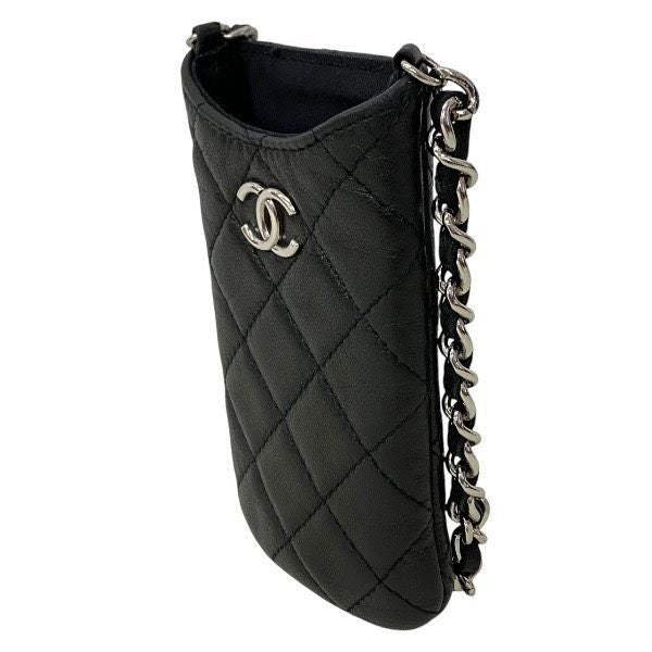Chanel CC Logo Chain Phone Case Pouch