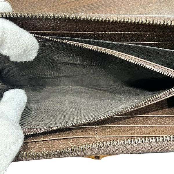 Gucci GG Campus Bamboo Zip Around Wallet