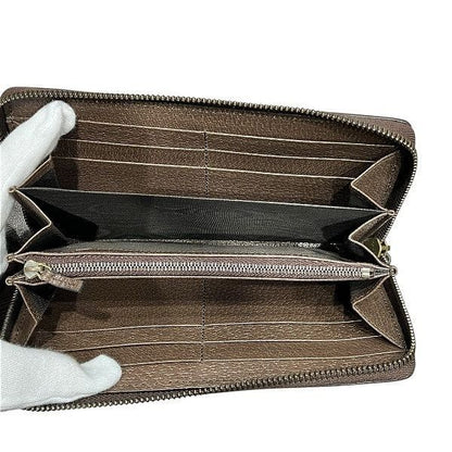 Gucci GG Campus Bamboo Zip Around Wallet