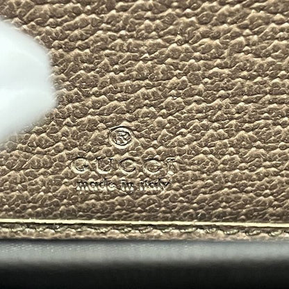 Gucci GG Campus Bamboo Zip Around Wallet