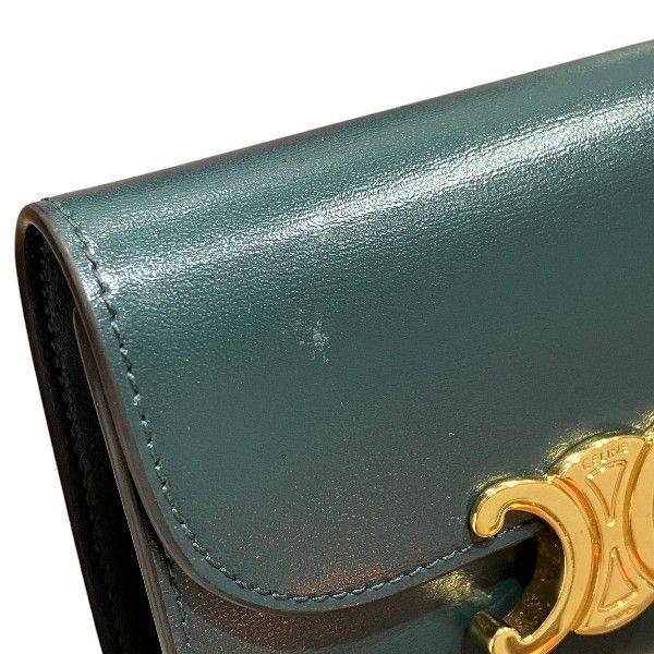 Celine Triomphe Small Flap Compact Wallet Trifold