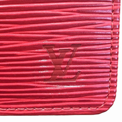 Louis Vuitton Epi Pochette Cles Coin Case Castilian Red
