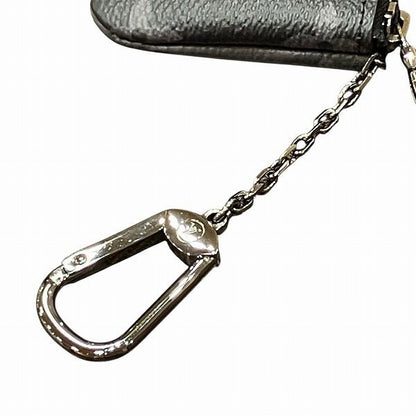 Louis Vuitton Monogram Eclipse Pochette Cles Coin Case Gray Black
