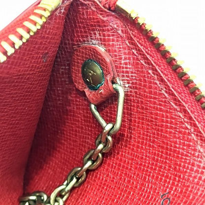 Louis Vuitton Epi Pochette Cles Coin Case Castilian Red