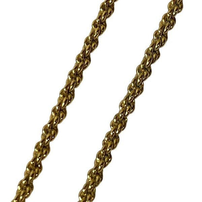 Dior Twist Circle CD Logo Necklace