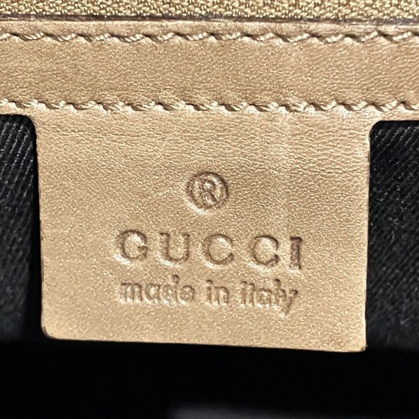Gucci GG Canvas Leather Tote Shoulder Bag
