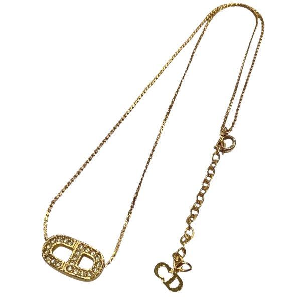 Dior CD Logo Gold Necklace