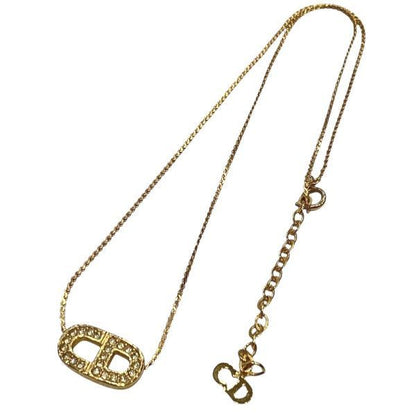 Dior CD Logo Gold Necklace