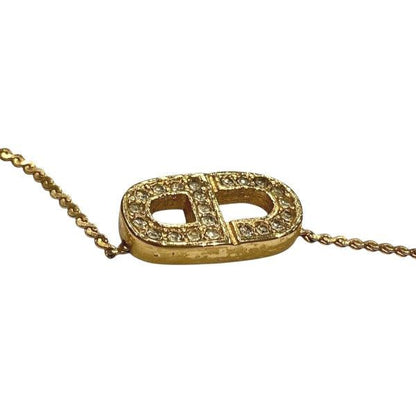 Dior CD Logo Gold Necklace