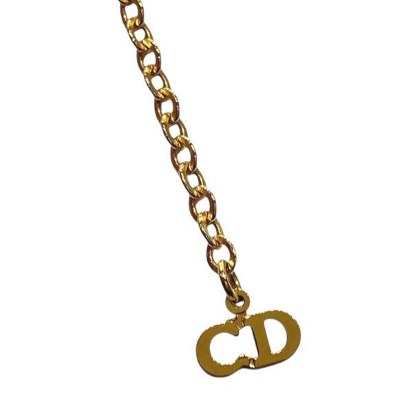 Dior CD Logo Gold Necklace