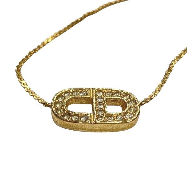 Dior CD Logo Gold Necklace
