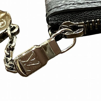 Louis Vuitton Monogram Eclipse Pochette Cles Coin Case Gray Black